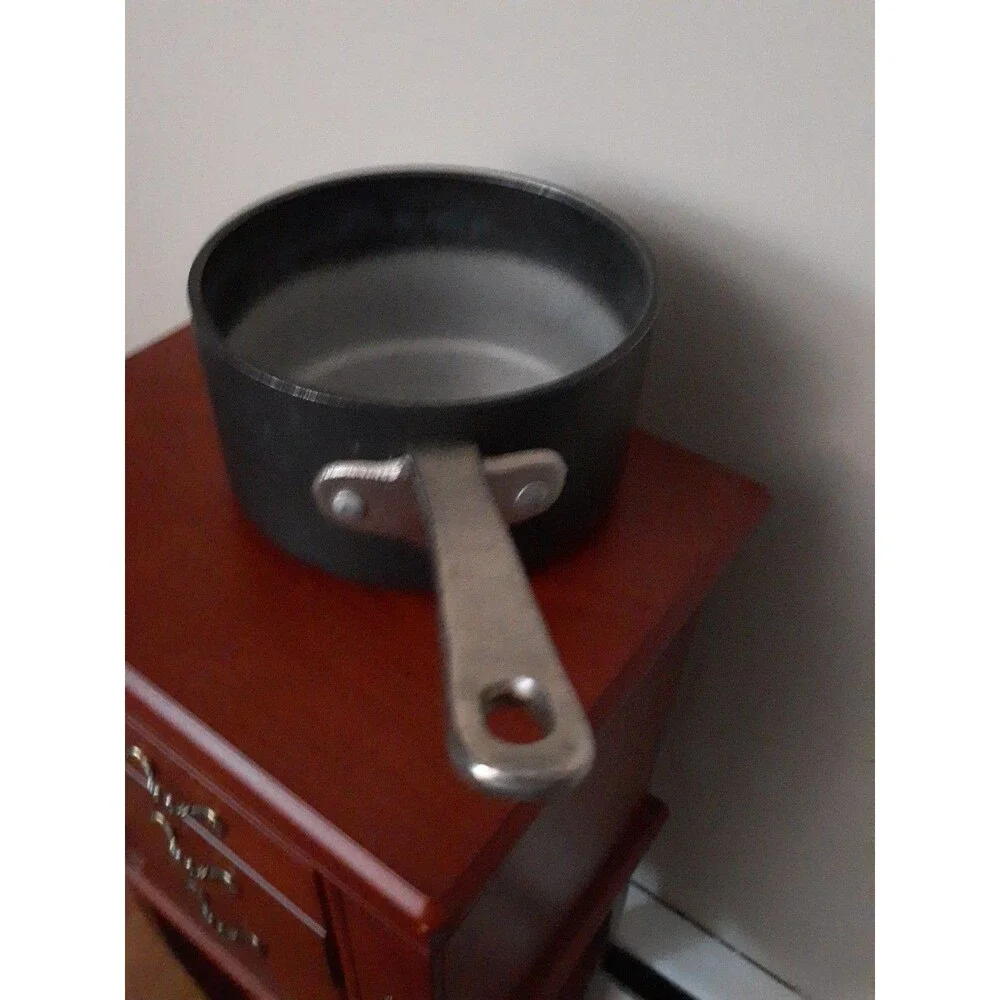 Commercial Aluminum Cookware 2.5 QT Sauce Pan 8702 Heavy Duty Anodized calphalon